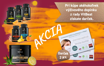 K produktom VitBeat rúška zdarma!